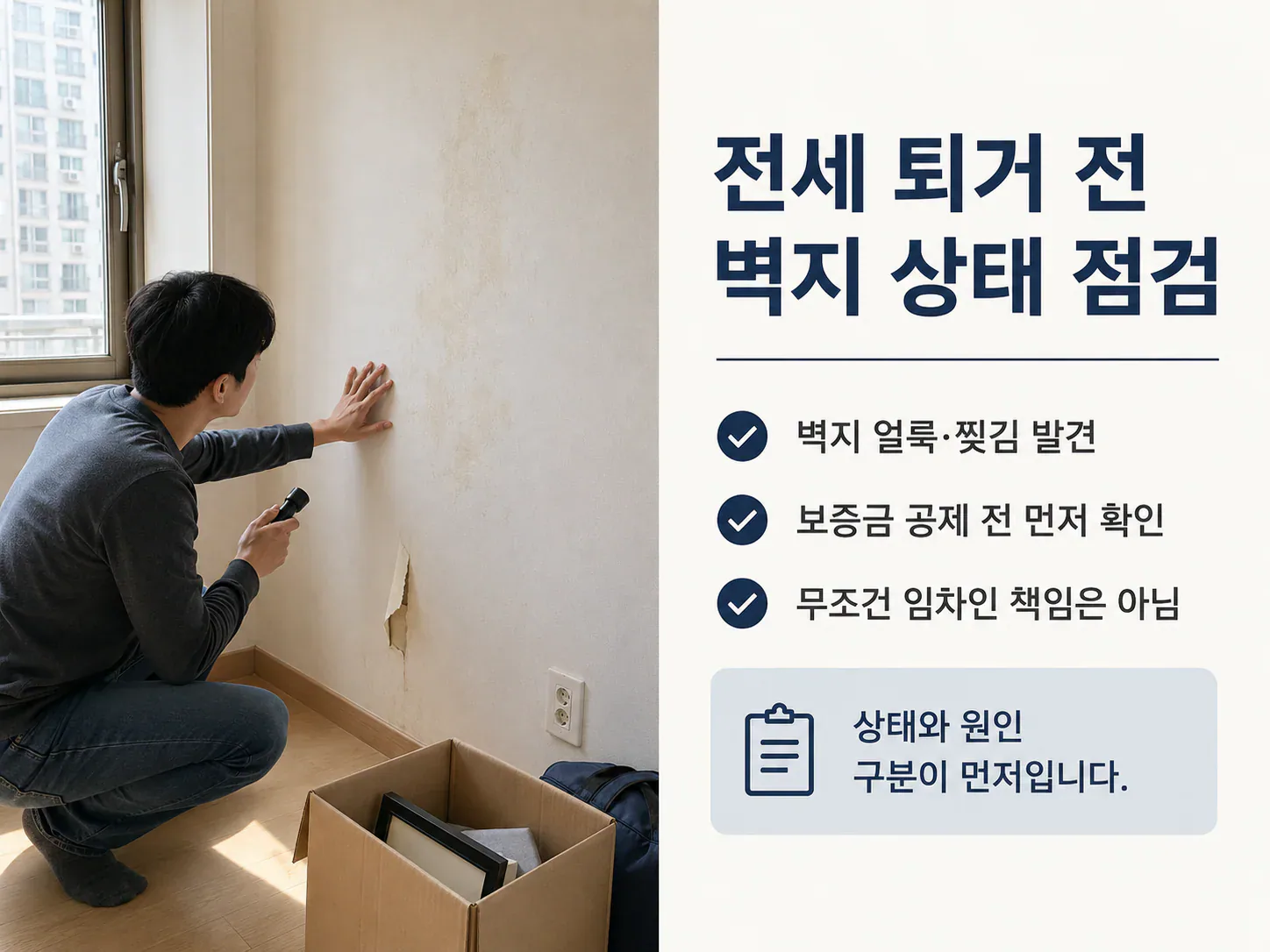 전세집 벽지 훼손, 원상복구 어디까지? 임차인 책임 기준 정리