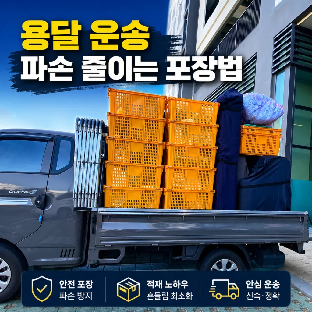 용달 운송 파손 줄이는 포장법: 흔들림부터 막으세요