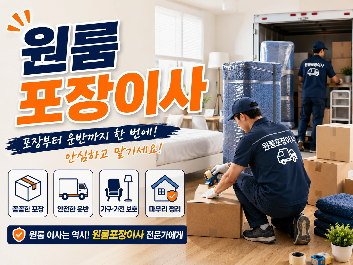 원룸 포장이사 안내